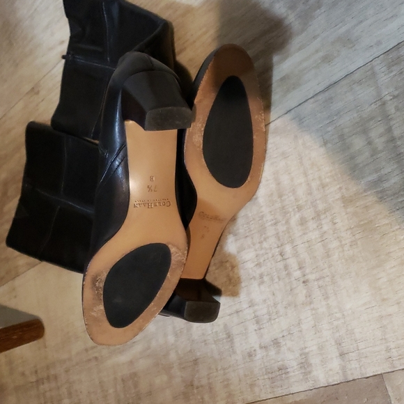 Cole Han black knee high boots - Picture 2 of 5